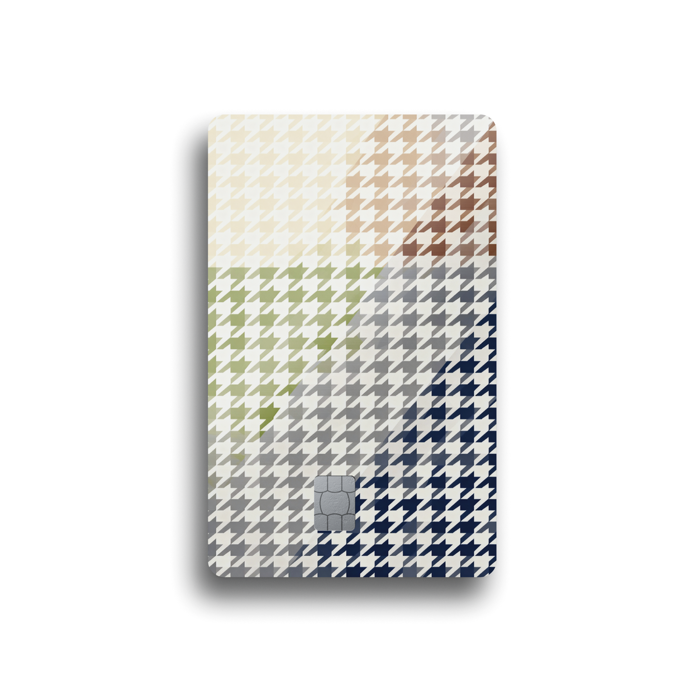 Pastel Prism Houndstooth Card Skin